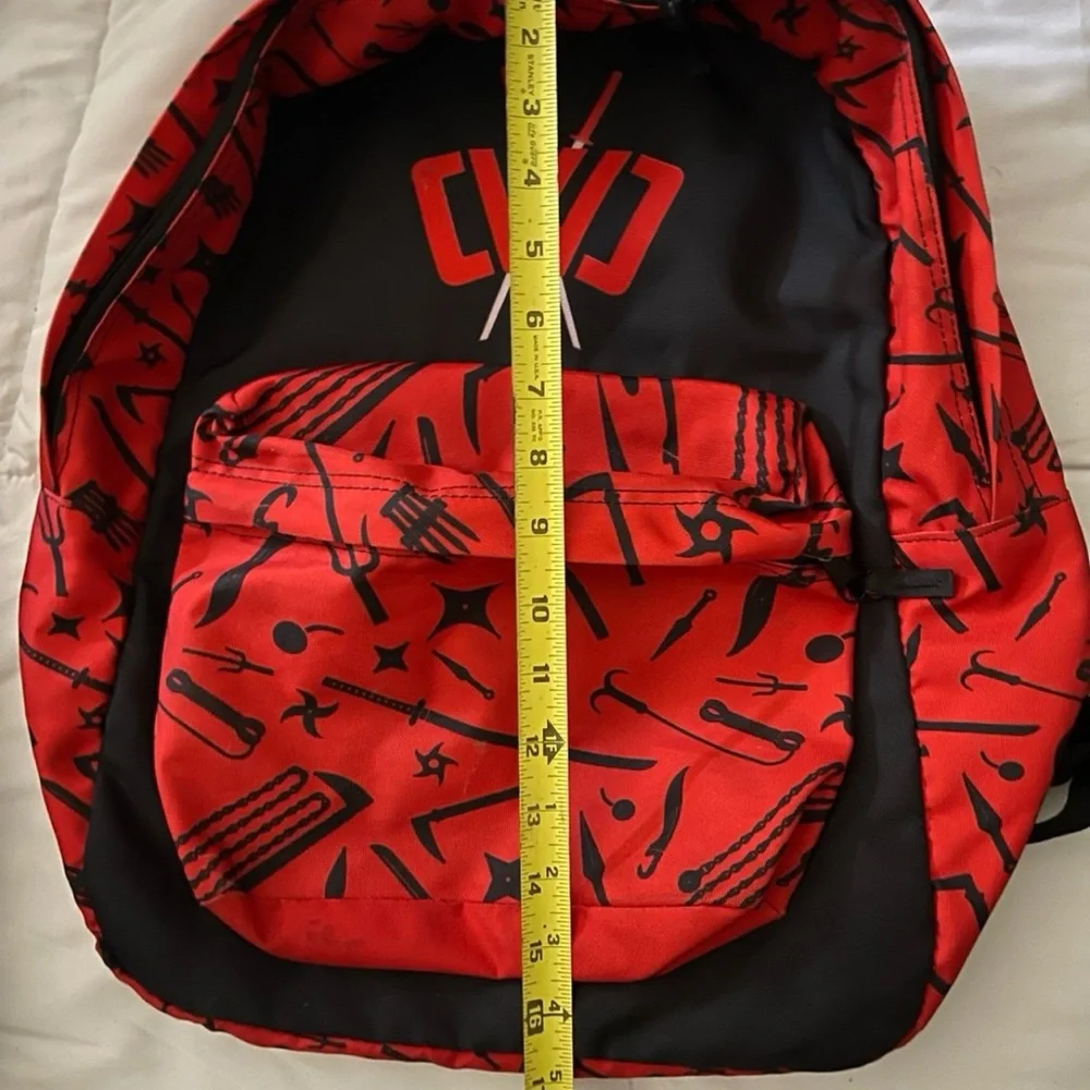CWD Kids Backpack Red Black Bookbag